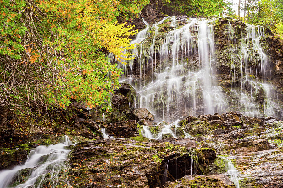 Fall Photograph - Beaver Brook Falls  #2 by Jatin Thakkar