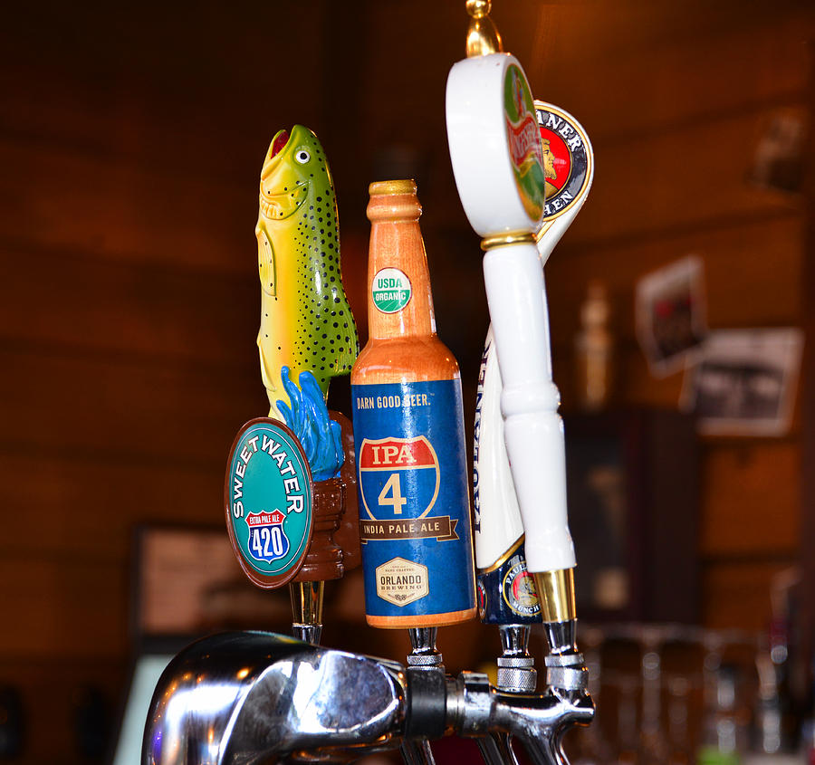 Beers on Tap #1 Photograph by David Lee Thompson