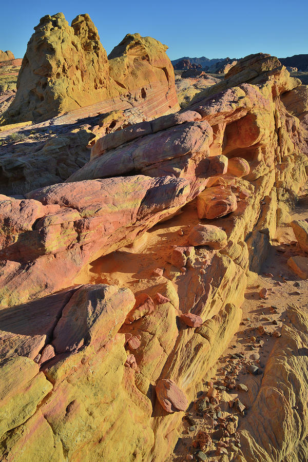 Behind Nike Rock in Valley of Fire #1 Photograph by Ray Mathis