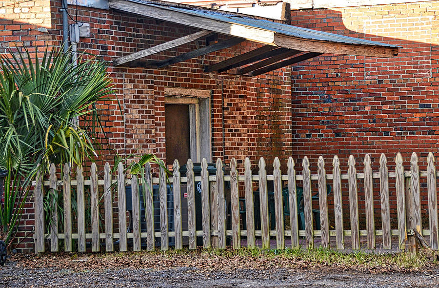 Brick Photograph - Behind the Fence #1 by Linda Brown