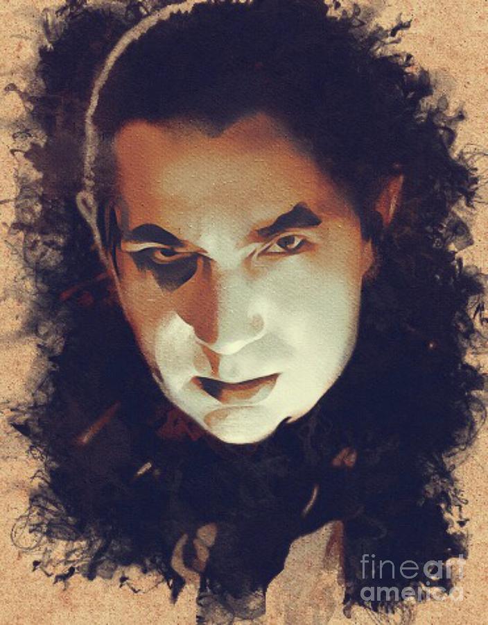 Hollywood Painting - Bela Lugosi, Hollywood Legend #1 by Esoterica Art Agency