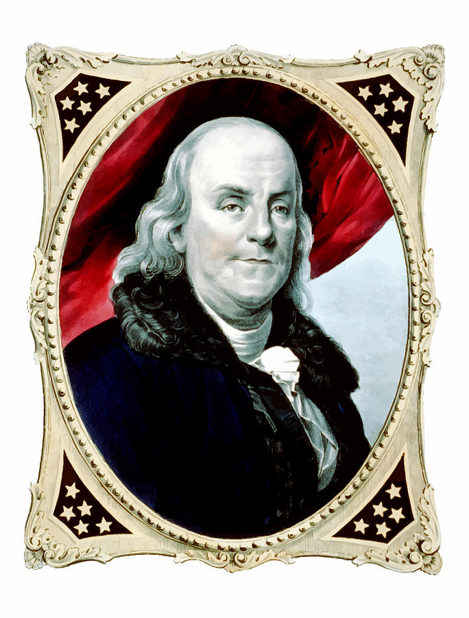 Ben Franklin - Two Painting by War Is Hell Store