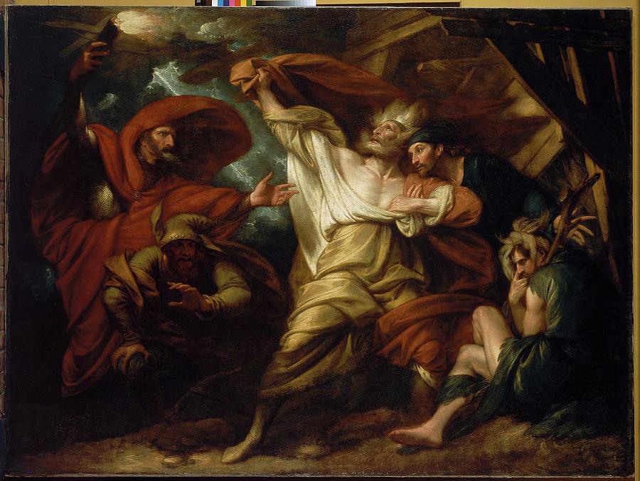 Benjamin West #1 Painting by MotionAge Designs