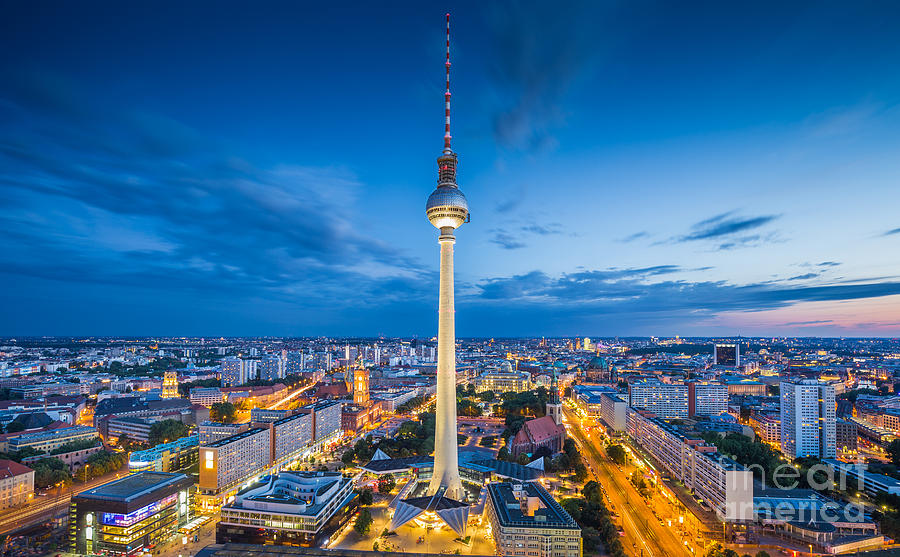 Berlin City Lights #1 Photograph by JR Photography