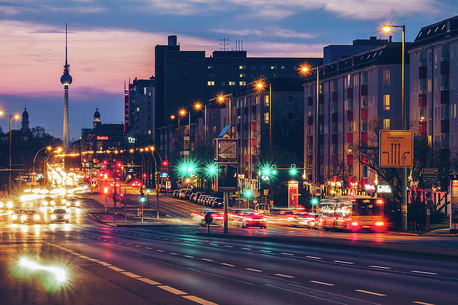 Berlin - Frankfurter Allee Photograph by Alexander Voss - Fine Art America