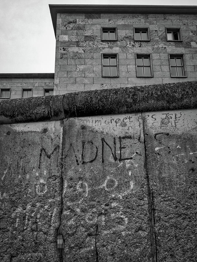 Berlin Wall #1 Photograph by Mark Llewellyn