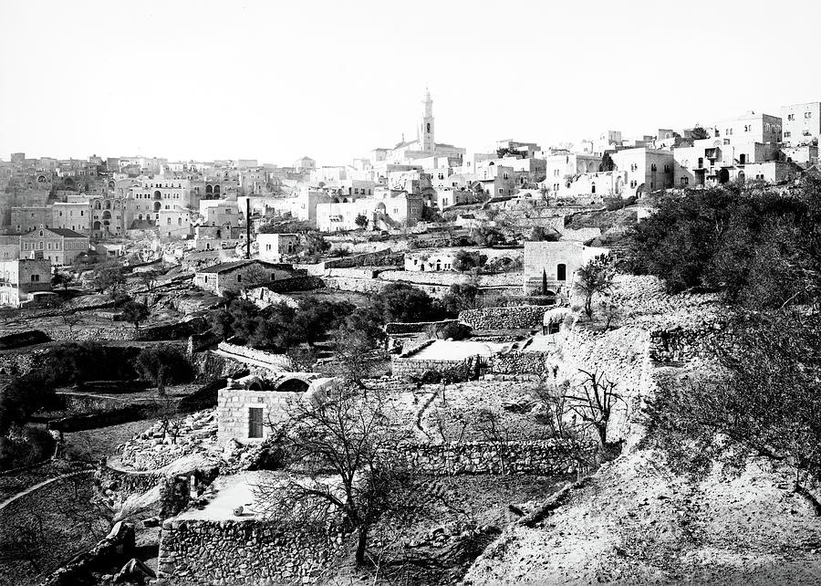 Bethlehem City 1898 #1 Photograph by Munir Alawi