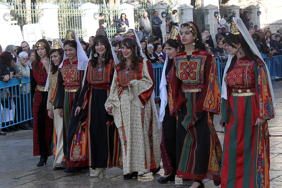 Bethlehemites in Traditional Dress #2 Photograph by Munir Alawi