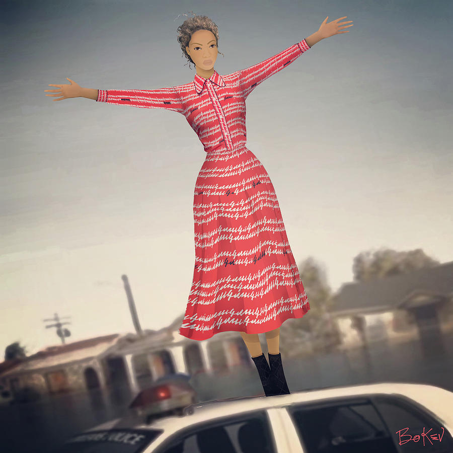 Beyonce - Formation 2 Digital Art by Bo Kev