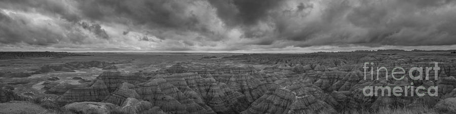 Big Badlands Overlook Panorama #1 Photograph by Michael Ver Sprill
