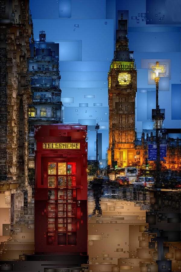 Big Ben London #1 Digital Art by Rafael Salazar