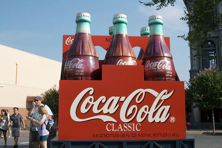 Big Coke Bottles Photograph by Carl Purcell