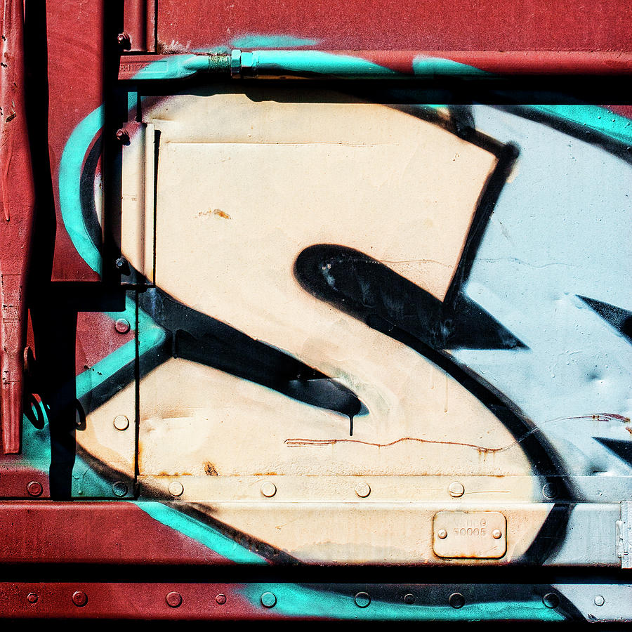 Big Graffiti Letter S #1 Photograph by Carol Leigh