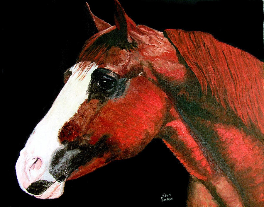 Big Red #1 Painting by Stan Hamilton