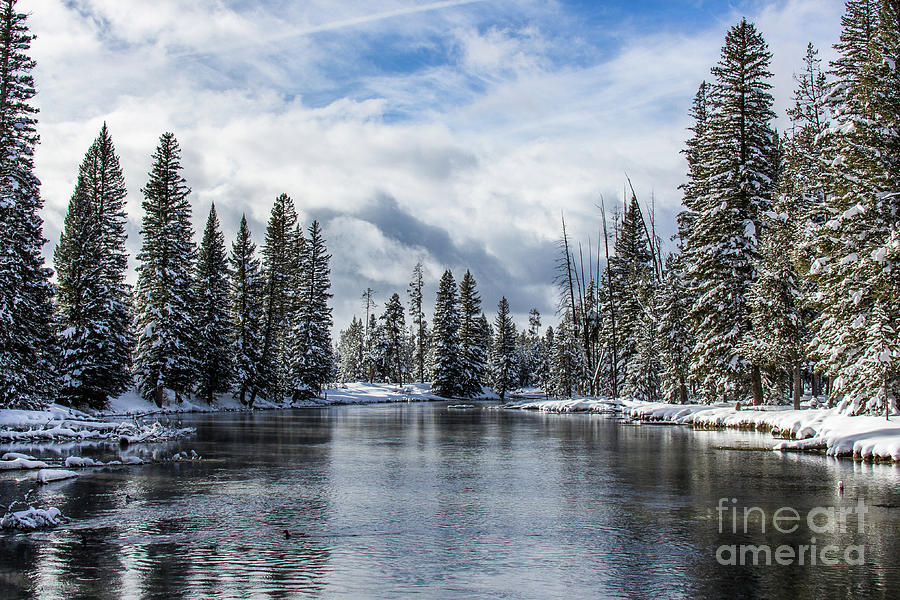 Big Springs in Winter Idaho Journey Landscape Photography by Kaylyn Franks Photograph by Kaylyn Franks