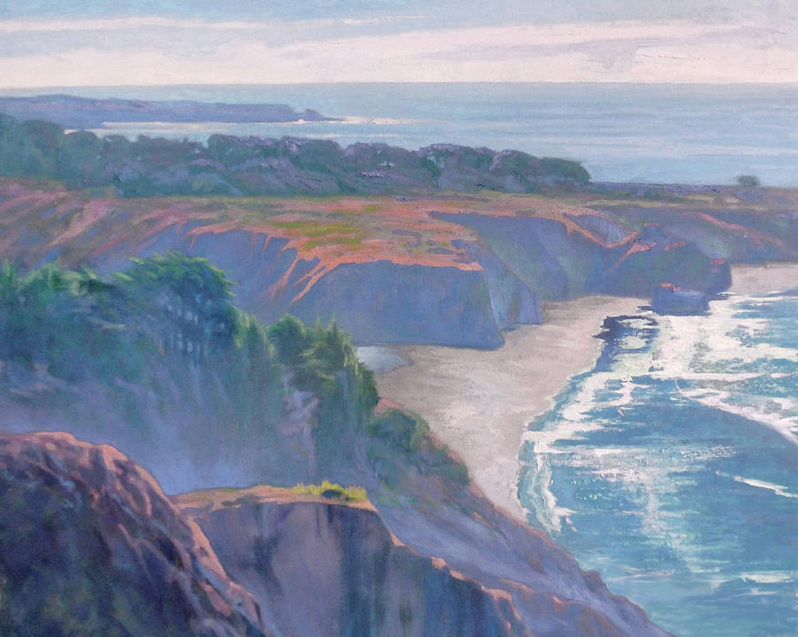Big Sur Coast #1 Painting by Sharon Weaver