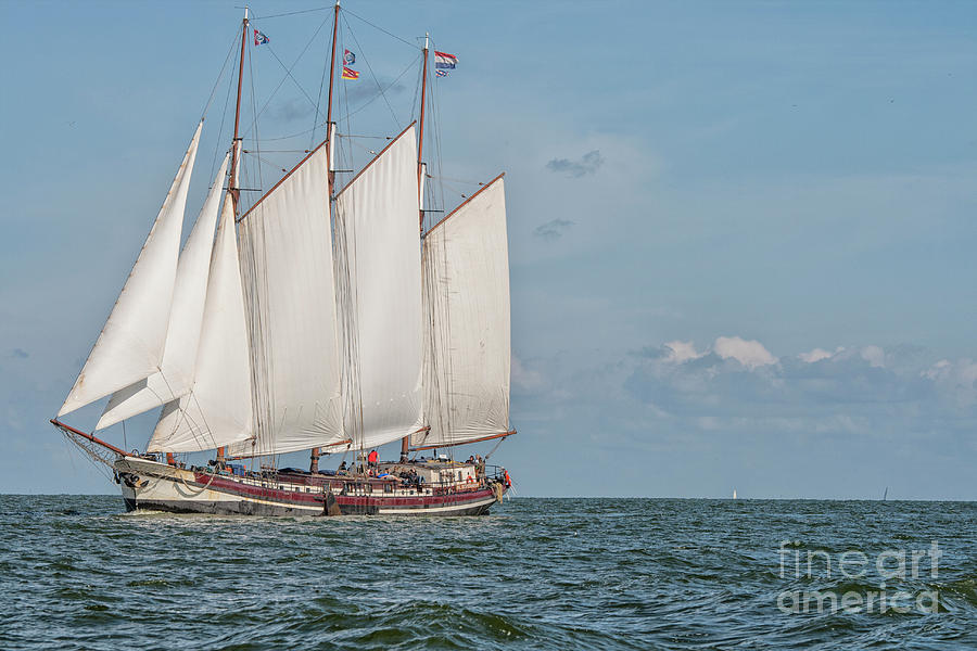 Big Dutch sailing boat Photograph by Patricia Hofmeester