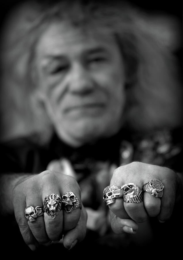 Bikers rings #1 Photograph by Douglas Pike