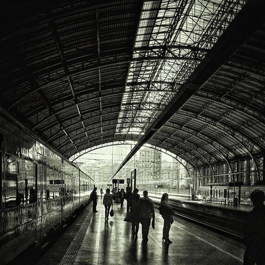 Train Photograph - Bilbao Train Station
#train #station #1 by Rafa Rivas