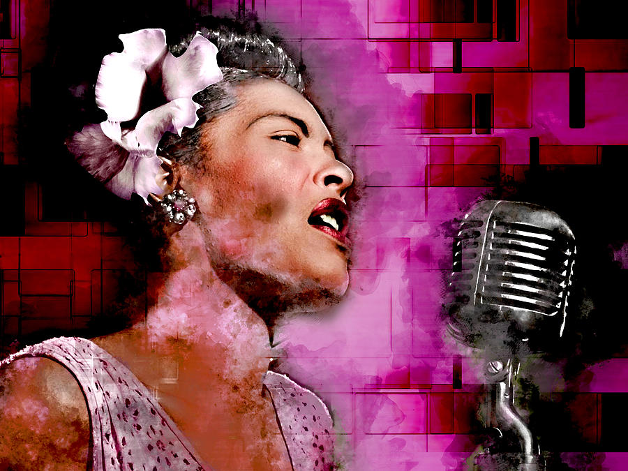 Billie Holiday #1 Mixed Media by Marvin Blaine
