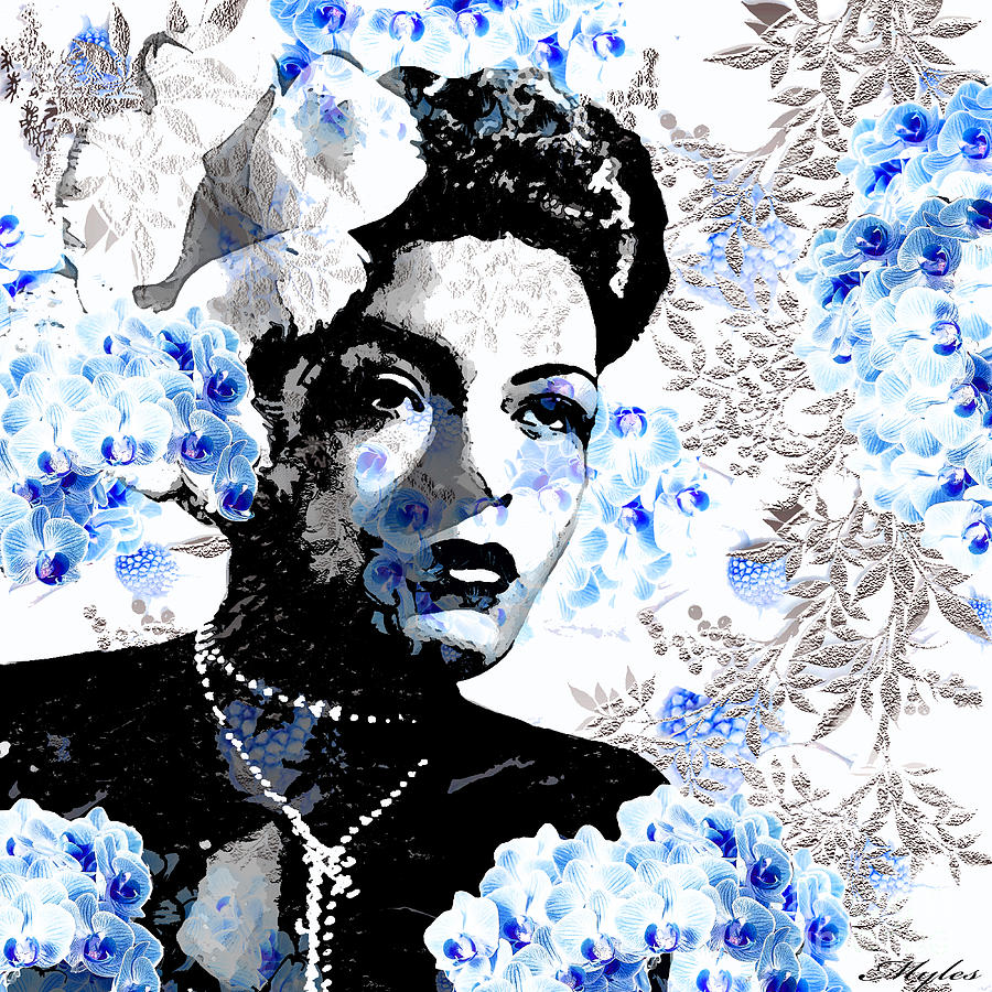 Billie Holiday #1 Painting by Saundra Myles