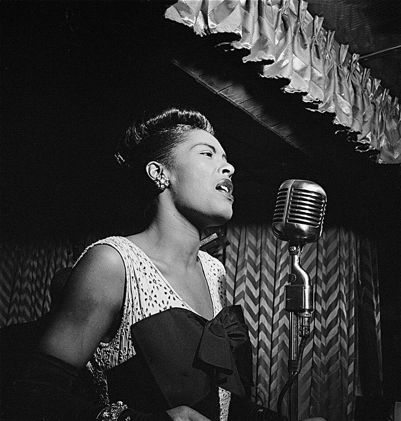 Billie Holiday William Gottlieb photo New York City 1947 #2 Photograph by David Lee Guss