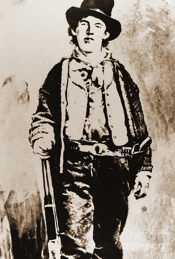 Outlaw Photograph - Billy the Kid #1 by Gary Wonning