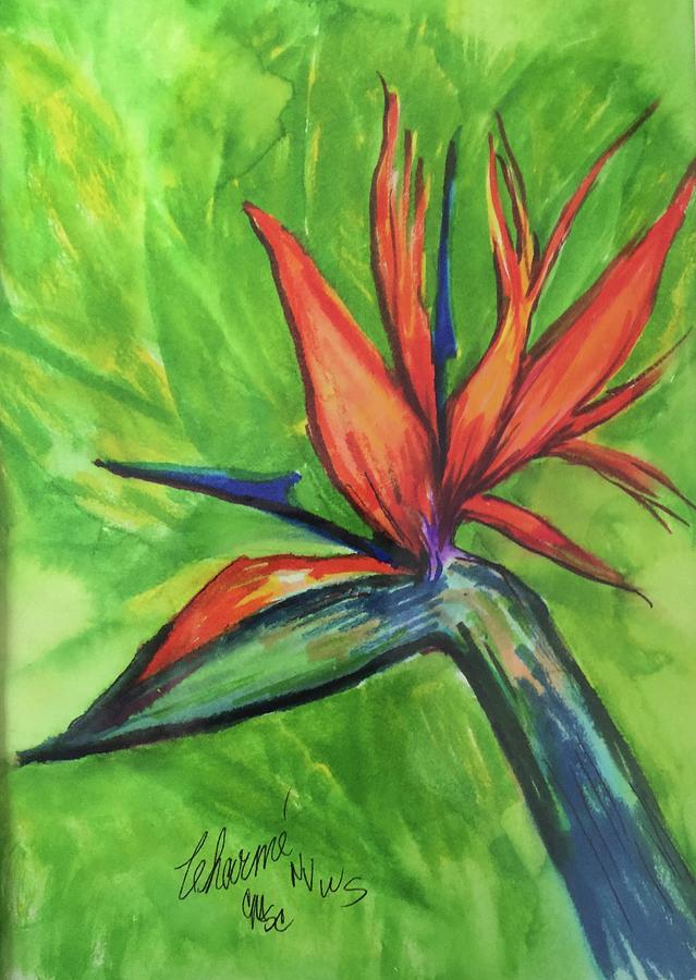 1 Bird of Paradise Painting by Charme Curtin