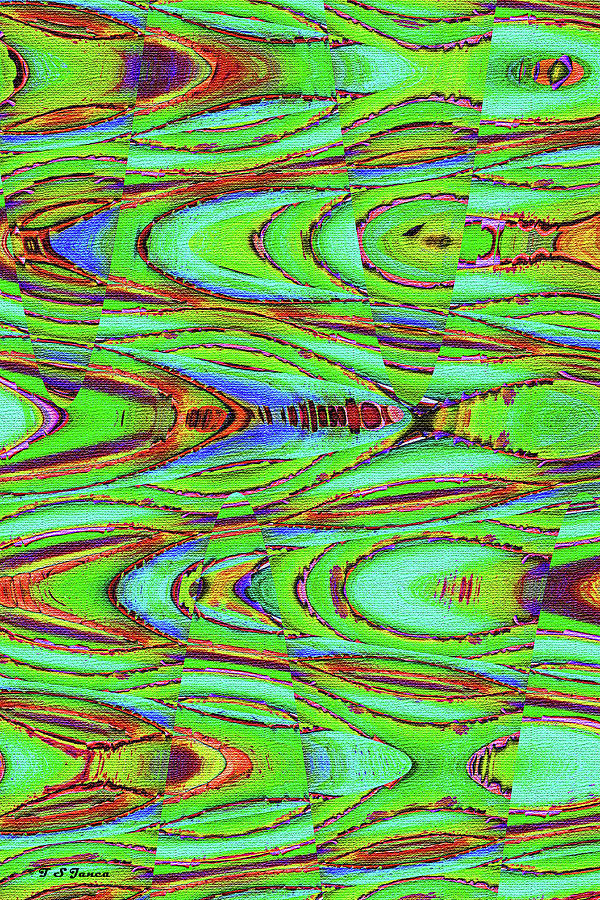 Bird of Paradise Plant Abstract #1 Digital Art by Tom Janca