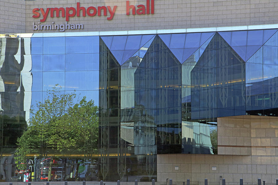 Birmingham Symphony Hall Reflections #1 Photograph by Tony Murtagh