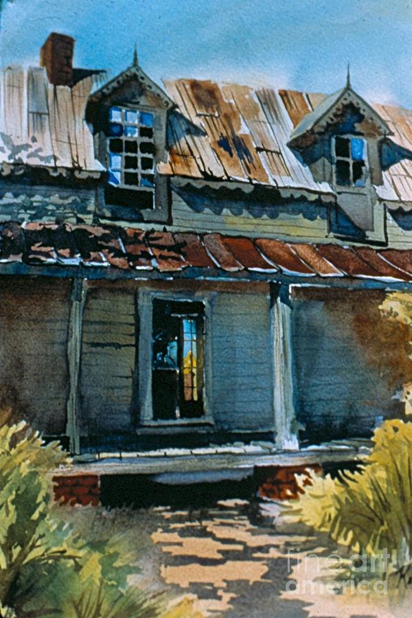 Rustic Painting - Birthplace #1 by Oscar Rayneri