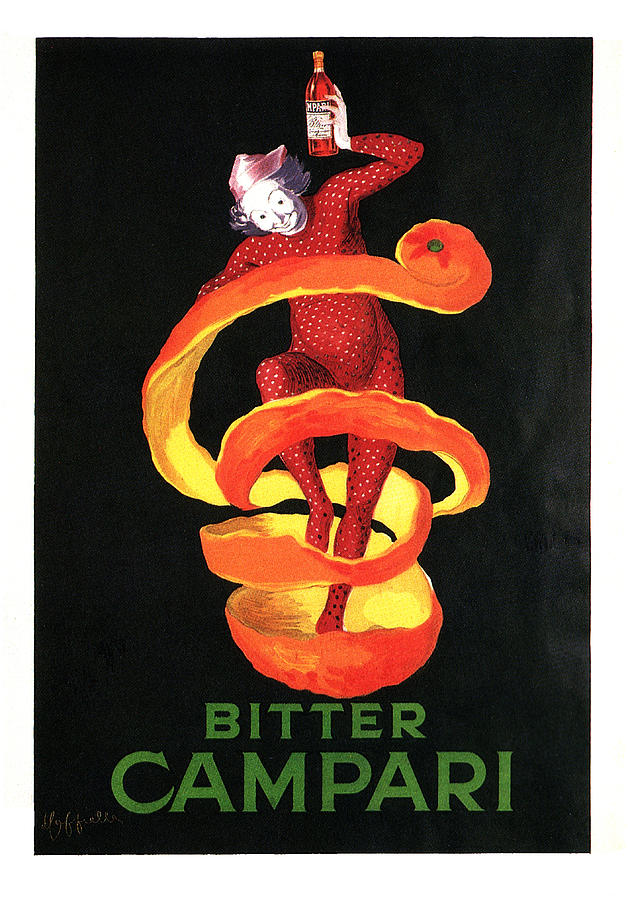 Vintage Mixed Media - Bitter Campari - Vintage Beer Advertising Poster by Studio Grafiikka