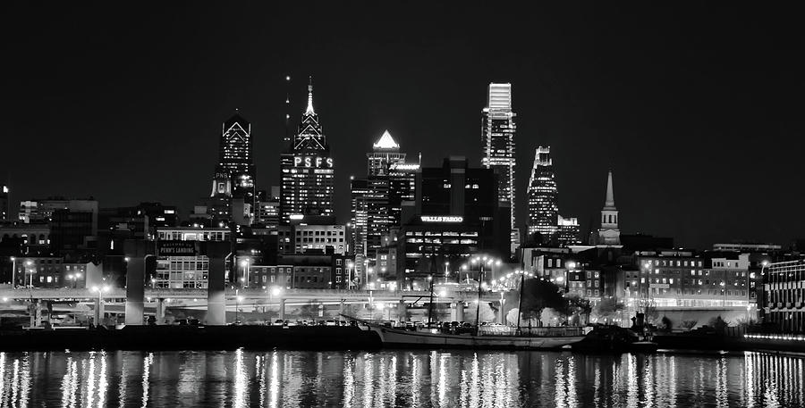 Black and White Cityscape - Philadelphia #1 Photograph by Bill Cannon