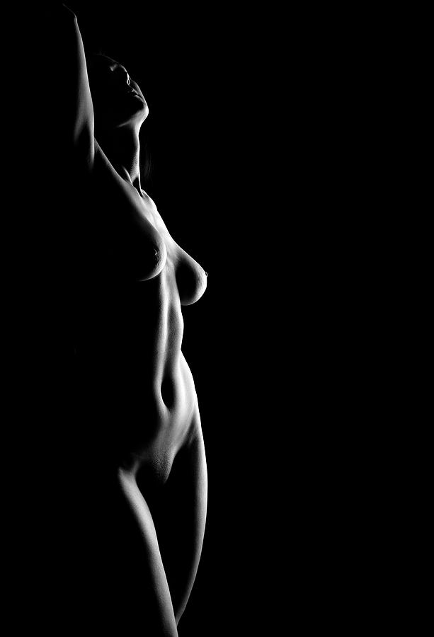 Black and White Nude #1 Photograph by David Quinn