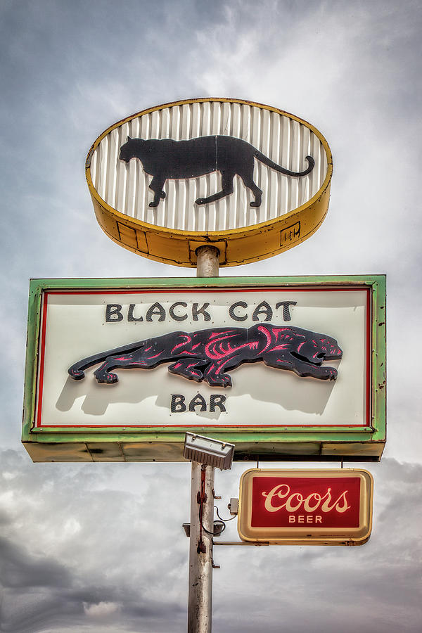 Black Cat Bar #2 Photograph by Diana Powell