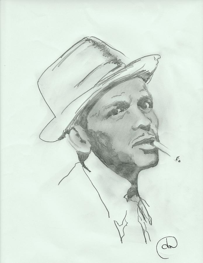 Black Jazz smokin' Drawing by Don Pirch - Fine Art America