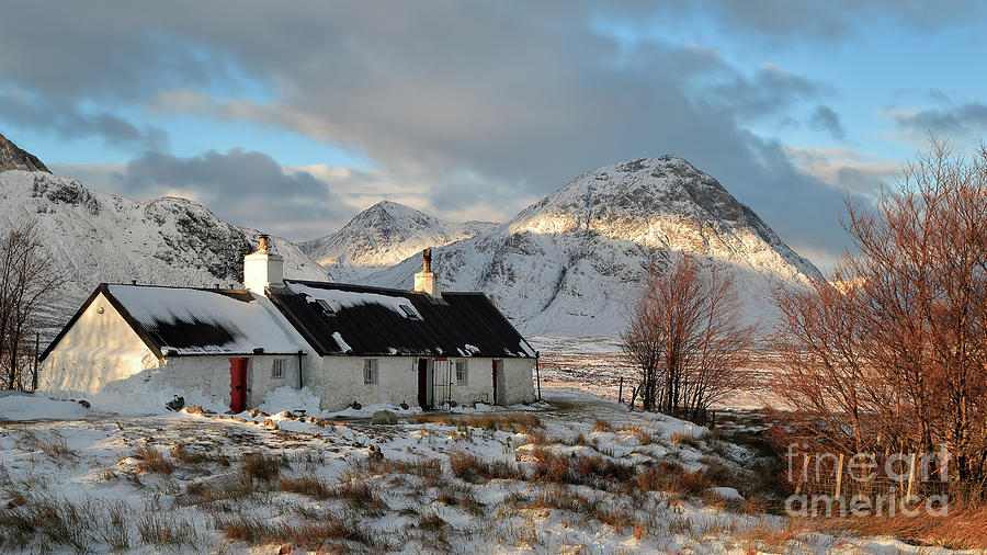 Blackrock Cottage in Winter Photograph by Maria Gaellman