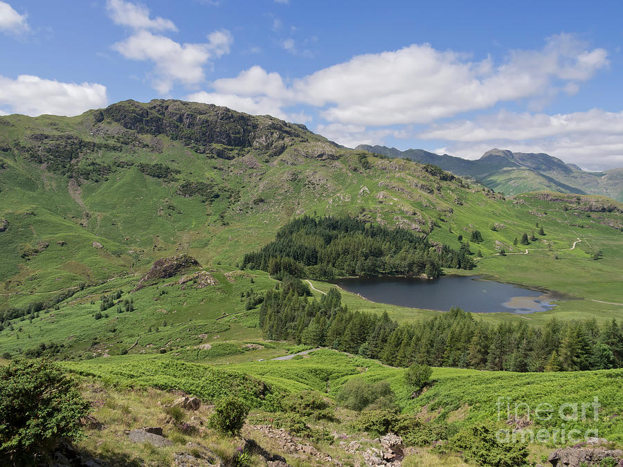 Blea Tarn and Wrynose Fell from Lingmoor Fell #1 Photograph by Louise Heusinkveld