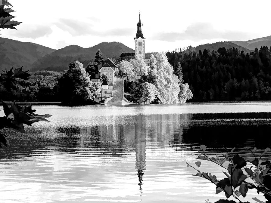 Bled waking up - Bled, Slovenia #1 Digital Art by Joseph Hendrix