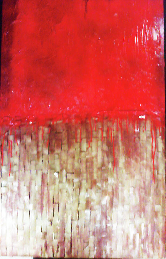 Blood and Bone  #1 Painting by Femme Blaicasso