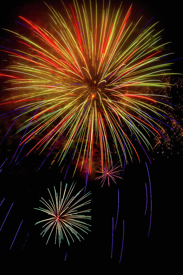 Blooming Fireworks #1 Photograph by Garry Gay