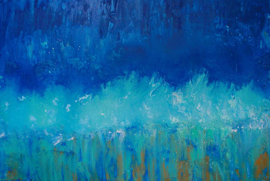 Blue #1 Painting by Alma Yamazaki