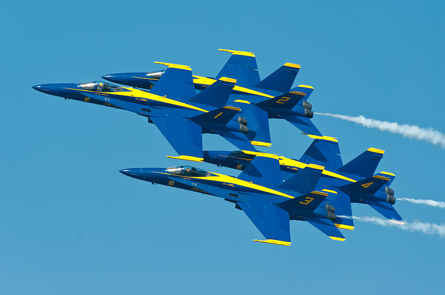 Blue Angels Photograph by Sebastian Musial
