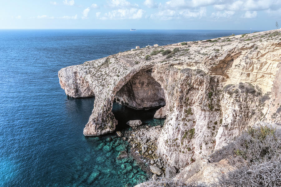 Blue Grotto - Malta #1 Photograph by Joana Kruse