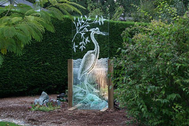 Nature Sculpture - Blue Heron #1 by Rick Silas