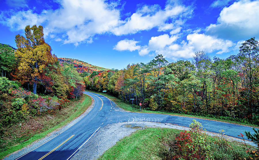 Blue Ridge Mountains and Blue Ridge Parkway Photograph by Alex ...