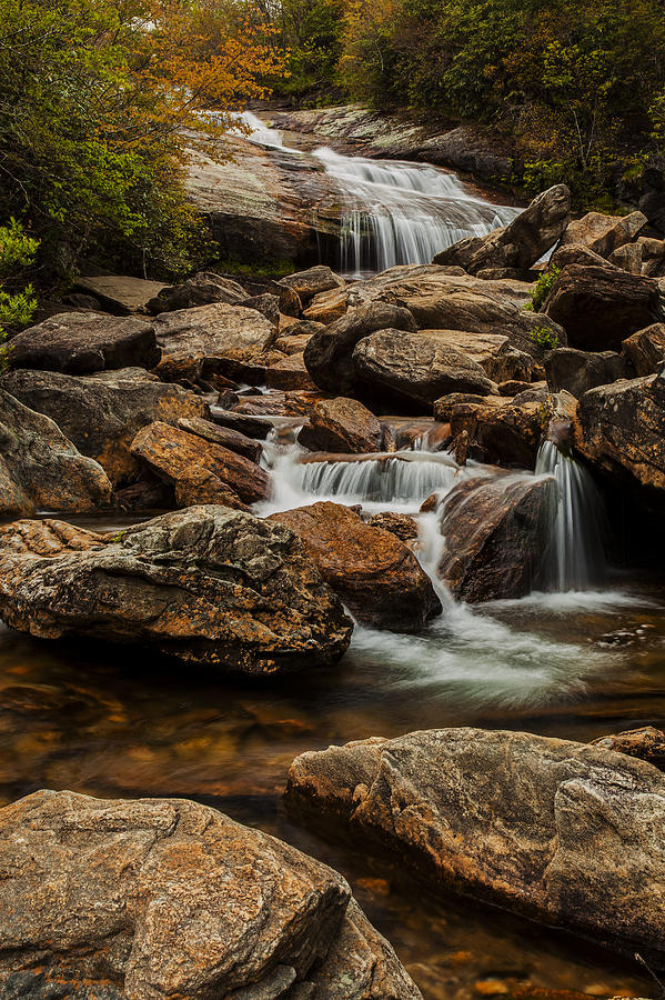 Blue Ridge Waterfall #1 Photograph by Andrew Soundarajan
