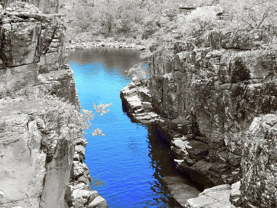 Nature Digital Art - Blue River #1 by Beto Machado