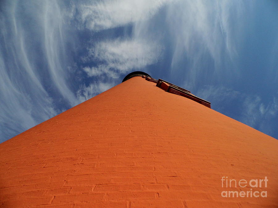 Blue Sky At The Ponce Lighthouse Photograph by D Hackett