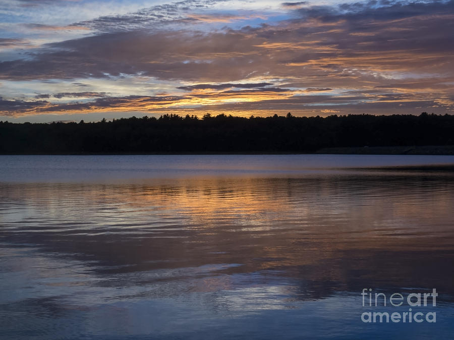 Blue Sunset #1 Photograph by Lili Feinstein